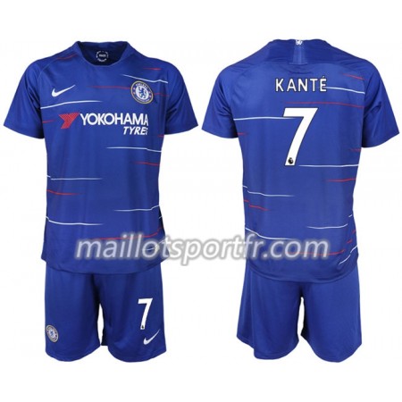 Maillot de Foot Chelsea KANTE 7 Enfant Domicile 2018/19 Maillot de Foot Chelsea KANTE 7 Enfant Domicile 2018/19